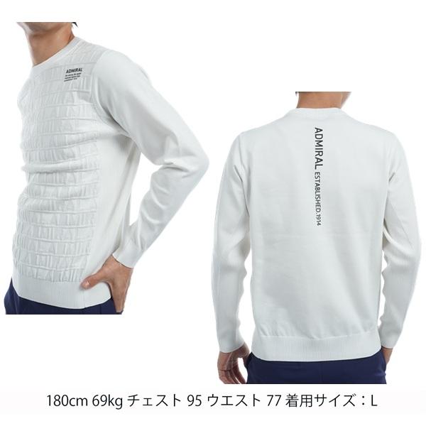 アドミラル ゴルフ メンズ ロゴジャガード タートルネックセーター ADMIRAL GOLF ADMA460 秋冬モデル | Admiral Golf | 04