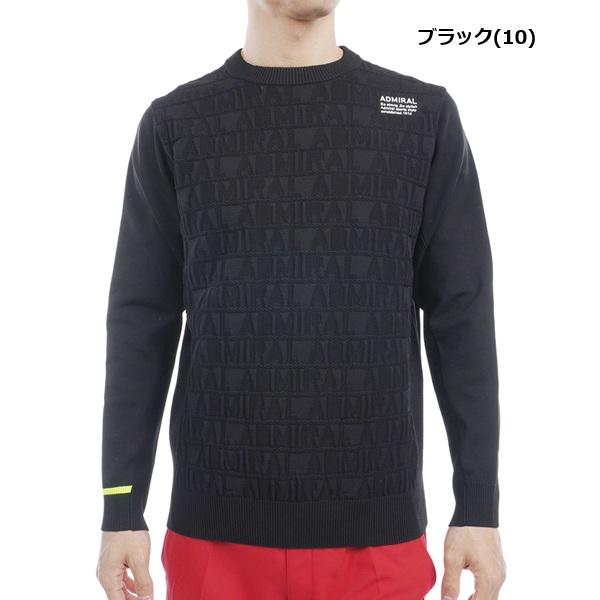 アドミラル ゴルフ メンズ ロゴジャガード タートルネックセーター ADMIRAL GOLF ADMA460 秋冬モデル | Admiral Golf | 02