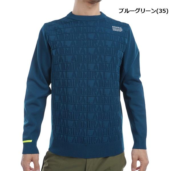 アドミラル ゴルフ メンズ ロゴジャガード タートルネックセーター ADMIRAL GOLF ADMA460 秋冬モデル | Admiral Golf | 03