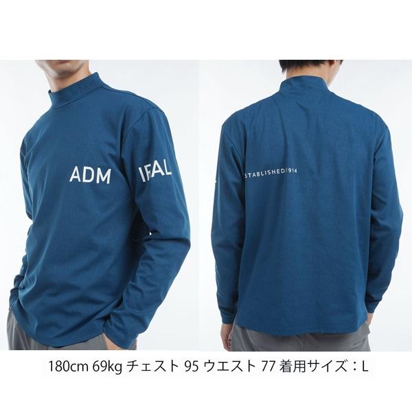 アドミラル ゴルフ メンズ ロゴエンボスストレッチ ロングスリーブ モックネックシャツ ADMIRAL GOLF ADMA463 2024年秋冬モデル | Admiral Golf | 06