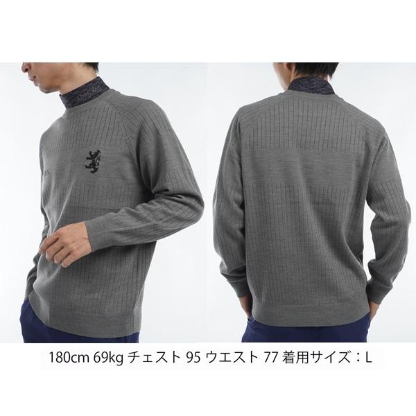 アドミラル ゴルフ メンズ ビックランパント クルーネックセーター ADMIRAL GOLF ADMA472 2024年秋冬モデル | Admiral Golf | 06