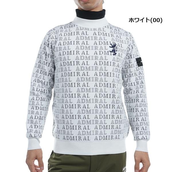 アドミラル ゴルフ メンズ ビックランパント ロゴジャガード モックネックセーター ADMIRAL GOLF ADMA480 2024年秋冬モデル | Admiral Golf | 01