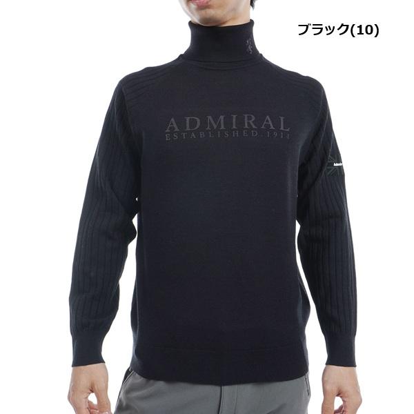 アドミラル ゴルフ メンズ 2段ロゴ タートルセーター ADMIRAL GOLF ADMA481 秋冬モデル | Admiral Golf | 05
