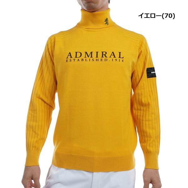アドミラル ゴルフ メンズ 2段ロゴ タートルセーター ADMIRAL GOLF ADMA481 秋冬モデル | Admiral Golf | 06