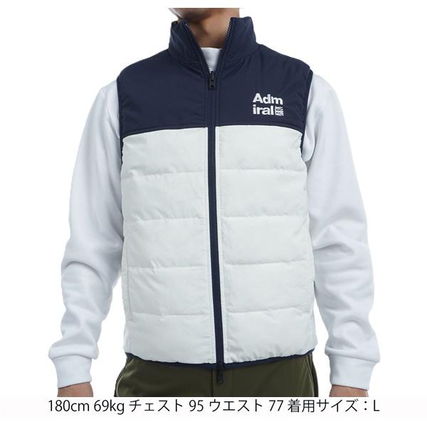 アドミラル ゴルフ メンズ リバーシブル フリースコンビベスト ADMIRAL ADMA487 秋冬モデル | Admiral Golf | 04
