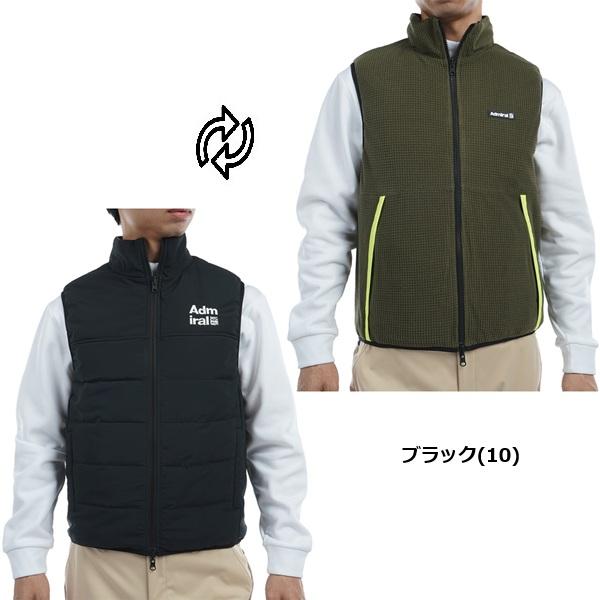 アドミラル ゴルフ メンズ リバーシブル フリースコンビベスト ADMIRAL ADMA487 秋冬モデル | Admiral Golf | 02