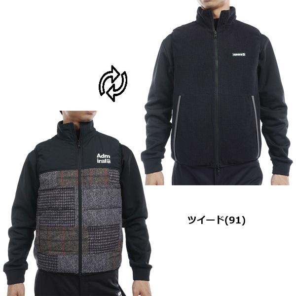 アドミラル ゴルフ メンズ リバーシブル フリースコンビベスト ADMIRAL ADMA487 秋冬モデル | Admiral Golf | 03