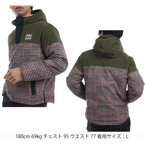 アドミラル ゴルフ メンズ ボアミックス 中綿ハーフジップアノラック ADMIRAL GOLF ADMA488 秋冬モデル | Admiral Golf | 06