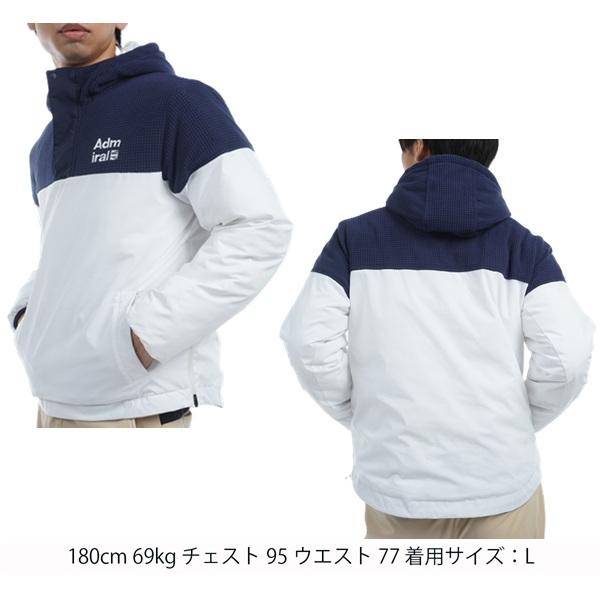 アドミラル ゴルフ メンズ ボアミックス 中綿ハーフジップアノラック ADMIRAL GOLF ADMA488 秋冬モデル | Admiral Golf | 09