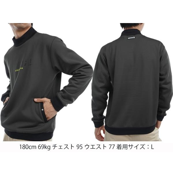 アドミラル ゴルフ メンズ ロゴモックネック スウェット ADMIRAL GOLF ADMA492 秋冬モデル | Admiral Golf | 07