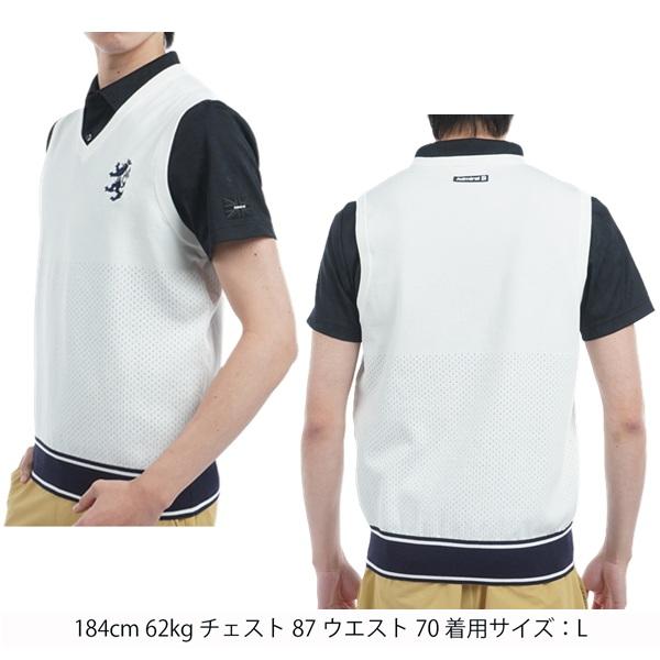アドミラル ゴルフ メンズ ポリエステル ニットベスト ADMIRAL GOLF ADMA512 2025年春夏モデル | Admiral Golf | 04