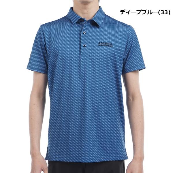 アドミラル ゴルフ メンズ 小紋柄 プリントシャツ ADMIRAL GOLF ADMA515 2025年春夏モデル | Admiral Golf | 04