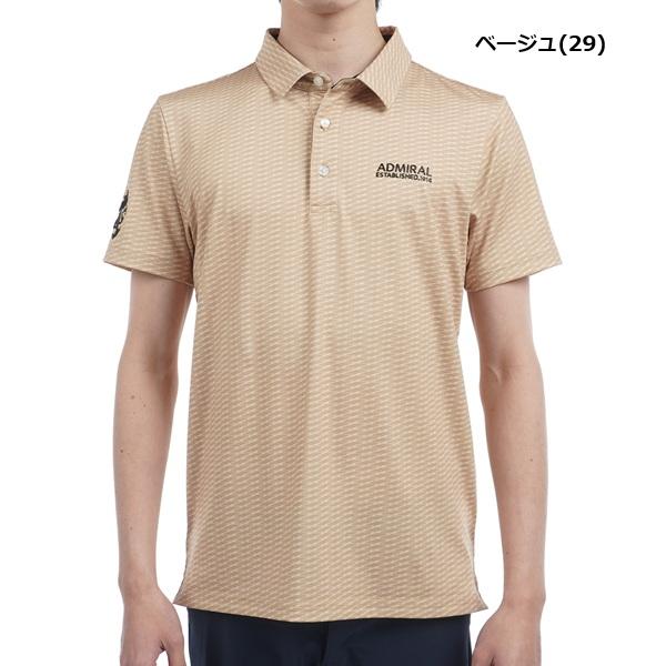 アドミラル ゴルフ メンズ 小紋柄 プリントシャツ ADMIRAL GOLF ADMA515 2025年春夏モデル | Admiral Golf | 03