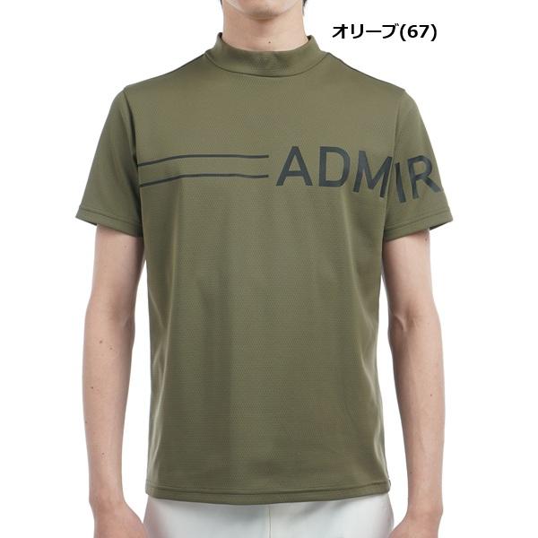 アドミラル ゴルフ メンズ カラタッチ ビッグロゴモックネックシャツ ADMIRAL GOLF ADMA518 2025年春夏モデル | Admiral Golf | 04