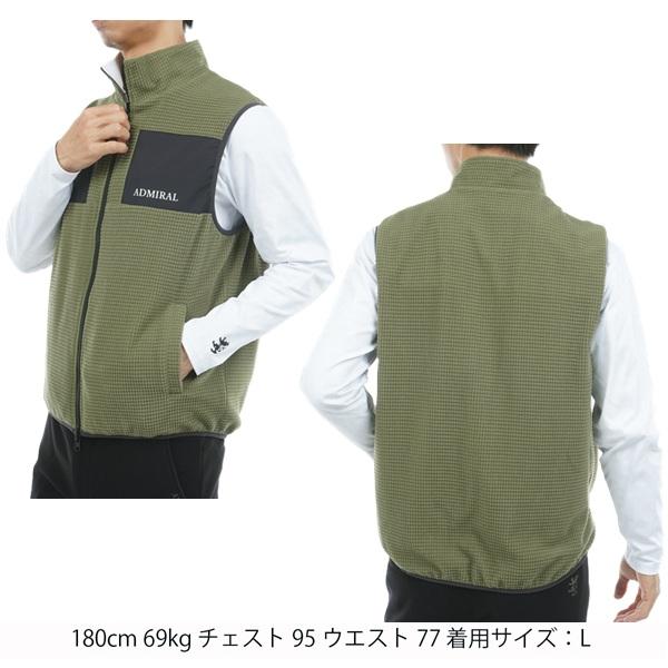 アドミラル ゴルフ メンズ リバーシブル ボアベスト ADMIRAL ADMA578 2025年秋冬モデル | Admiral Golf | 06