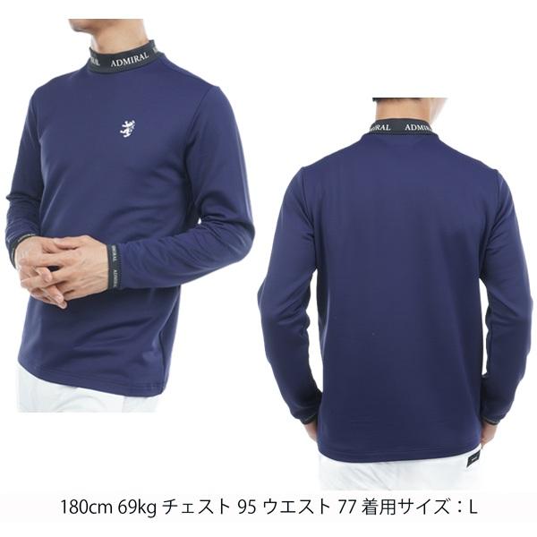 アドミラル ゴルフ メンズ 速ポカ 長袖モックネックシャツ ADMIRAL GOLF ADMA591 2025年秋冬モデル | Admiral Golf | 08