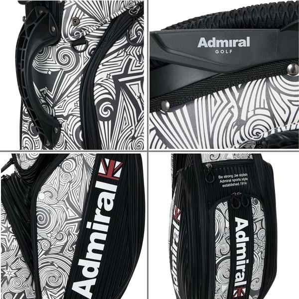 アドミラル ゴルフ キャディバッグ ユニセックス カートキャディバッグダズル Admiral Golf ADMG6BC3 | Admiral Golf | 10