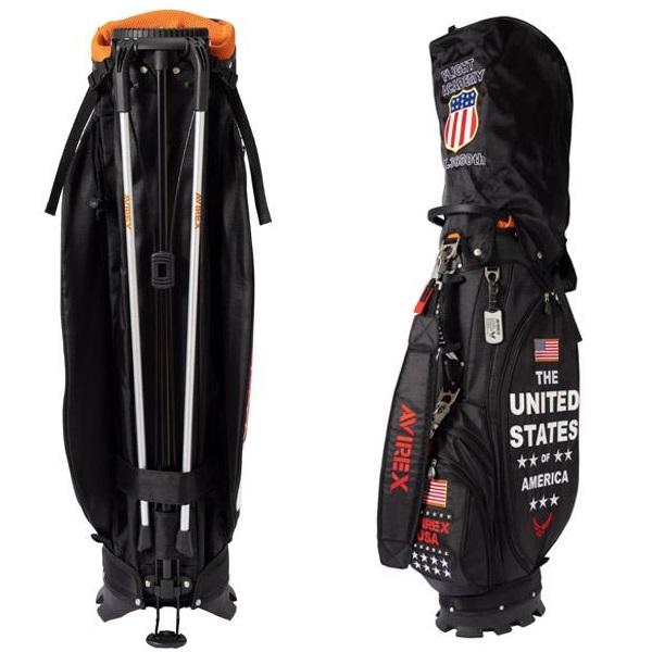 AVIREX（アヴィレックス） ゴルフ スタンドクラブケース付きキャディ