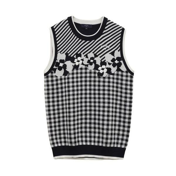 キャロウェイ ゴルフ レディース ギンガム/フラワージャガード ニットベスト Callaway Golf C23119201 【2023年春夏モデル】 | Callaway | 05