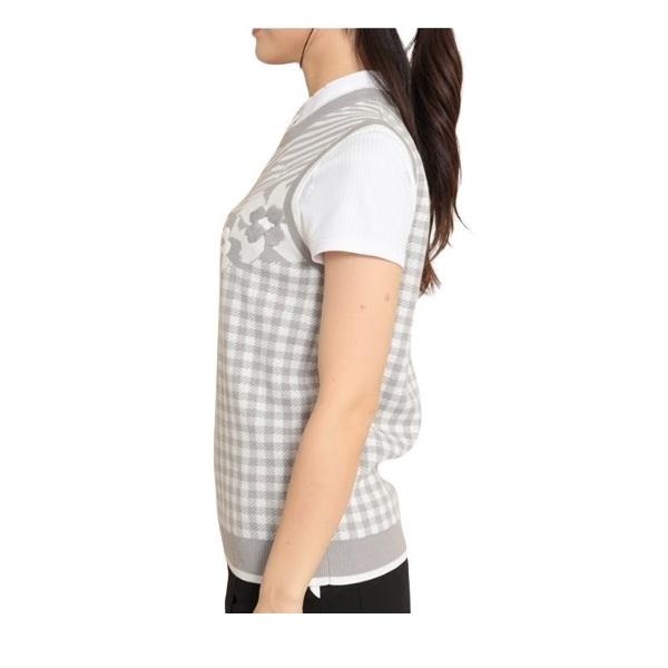 キャロウェイ ゴルフ レディース ギンガム/フラワージャガード ニットベスト Callaway Golf C23119201 【2023年春夏モデル】 | Callaway | 08