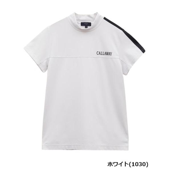 キャロウェイ ゴルフ レディース シャツ ストレッチスムース 半袖モックネックシャツ Callaway Golf C23134201【2023年春夏モデル】 | Callaway | 01