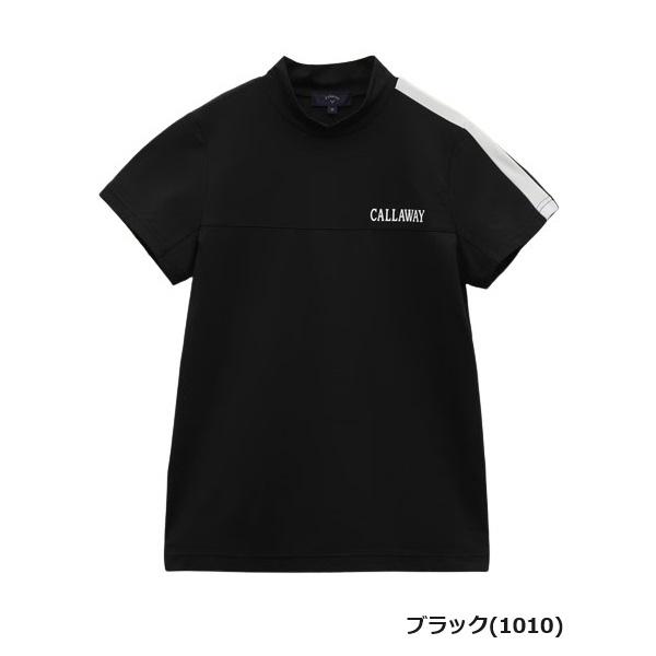 キャロウェイ ゴルフ レディース シャツ ストレッチスムース 半袖モックネックシャツ Callaway Golf C23134201【2023年春夏モデル】 | Callaway | 02