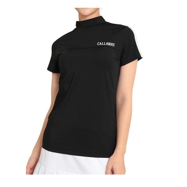 キャロウェイ ゴルフ レディース シャツ ストレッチスムース 半袖モックネックシャツ Callaway Golf C23134201【2023年春夏モデル】 | Callaway | 06