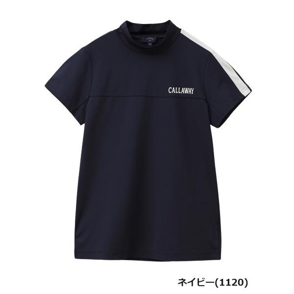 キャロウェイ ゴルフ レディース シャツ ストレッチスムース 半袖モックネックシャツ Callaway Golf C23134201【2023年春夏モデル】 | Callaway | 03