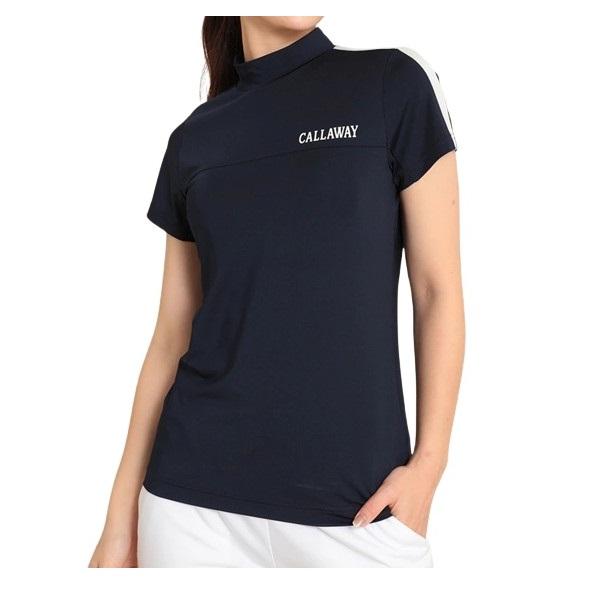キャロウェイ ゴルフ レディース シャツ ストレッチスムース 半袖モックネックシャツ Callaway Golf C23134201【2023年春夏モデル】 | Callaway | 08