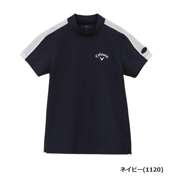 キャロウェイ ゴルフ レディース シャツ ミニカノコ 半袖モックネックシャツ Callaway Golf C23134233【2023年春夏モデル】 | Callaway | 02