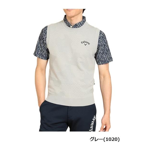 Callaway（キャロウェイ） ゴルフ メンズ ベスト カモフラ柄ジャガード