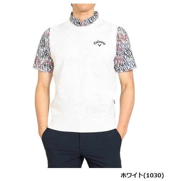 Callaway（キャロウェイ） ゴルフ メンズ ベスト カモフラ柄ジャガード