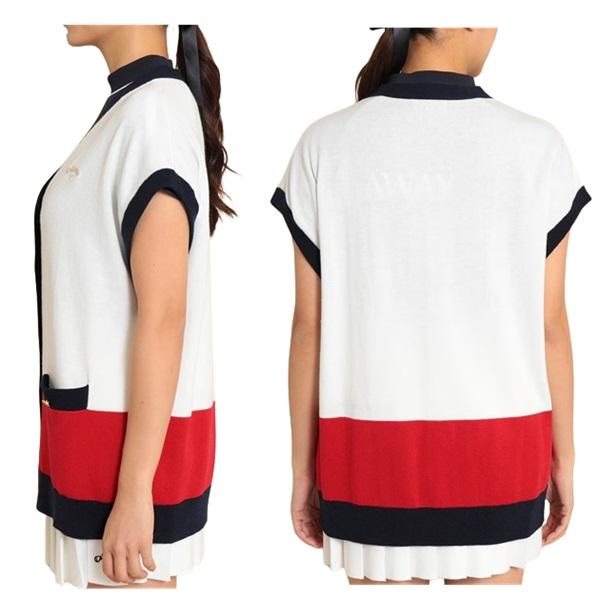 キャロウェイ ゴルフ レディース ベスト Vネックニットカーディガンベスト Callaway Golf C23219201【2023年秋冬モデル】 | Callaway | 04