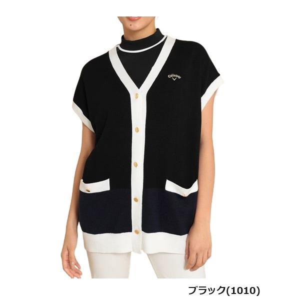 キャロウェイ ゴルフ レディース ベスト Vネックニットカーディガンベスト Callaway Golf C23219201【2023年秋冬モデル】 | Callaway | 02