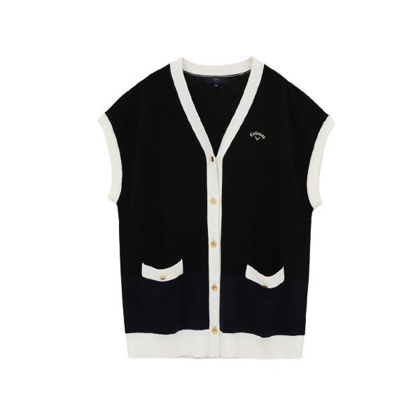 キャロウェイ ゴルフ レディース ベスト Vネックニットカーディガンベスト Callaway Golf C23219201【2023年秋冬モデル】 | Callaway | 07