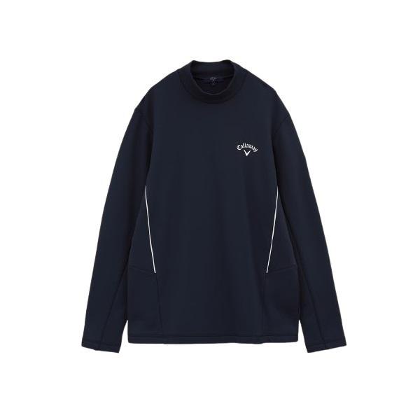 キャロウェイ ゴルフ メンズ 裏起毛ダブルニット長袖モックネックシャツ C23233111 Callaway Golf  【2023年秋冬モデル】 | Callaway | 05
