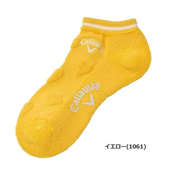 キャロウェイ ゴルフ ソックス ハート柄パイルアンクルソックス レディース Callaway Golf C23293201【メール便配送】【2023年秋冬モデル】 | Callaway | 02