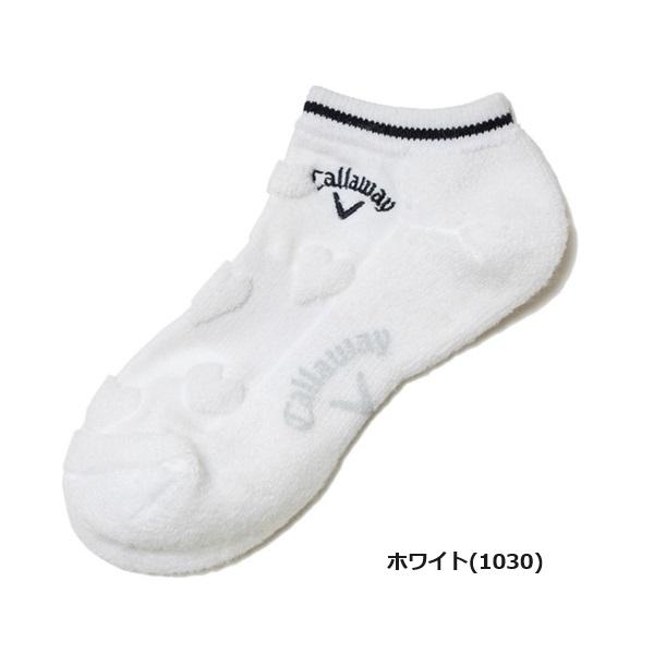キャロウェイ ゴルフ ソックス ハート柄パイルアンクルソックス レディース Callaway Golf C23293201【メール便配送】【2023年秋冬モデル】 | Callaway | 05