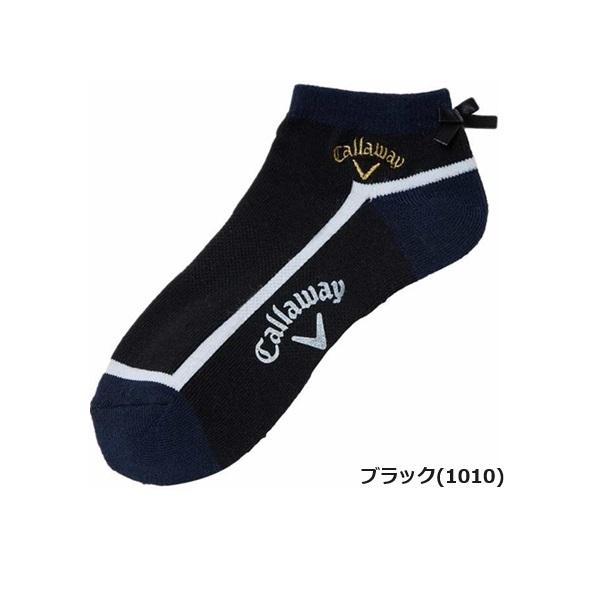 キャロウェイ ゴルフ ソックス リボンアンクルソックス レディース Callaway Golf C23293202【メール便配送】【2023年秋冬モデル】 | Callaway | 02