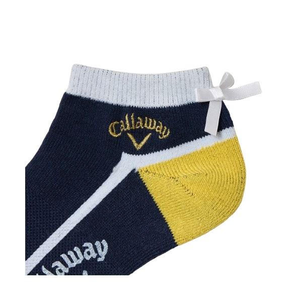 キャロウェイ ゴルフ ソックス リボンアンクルソックス レディース Callaway Golf C23293202【メール便配送】【2023年秋冬モデル】 | Callaway | 06