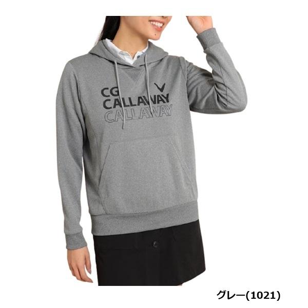 キャロウェイ ゴルフ レディース プルオーバー ダンボールスウェットパーカー Callaway Golf C24117203 春夏モデル | Callaway | 01