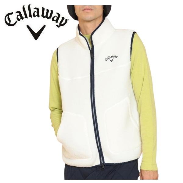 キャロウェイ ゴルフ メンズ ベスト シェルパフリース ボアベスト Callaway Golf  C24216102 | Callaway