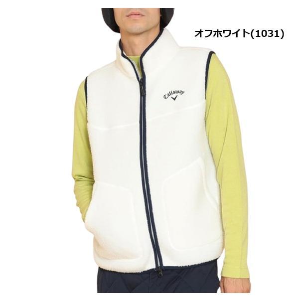キャロウェイ ゴルフ メンズ ベスト シェルパフリース ボアベスト Callaway Golf  C24216102 | Callaway | 01