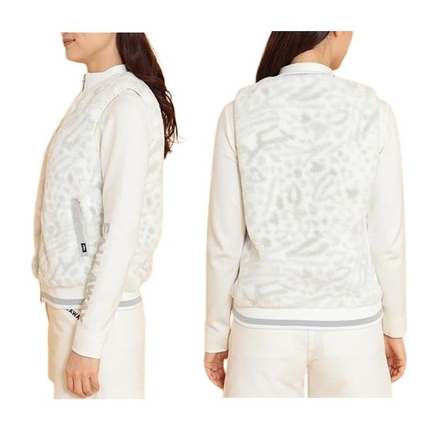 キャロウェイ ゴルフ レディース ベスト レオパードプリント ファー ベスト Callaway Golf C24216203 | Callaway | 02