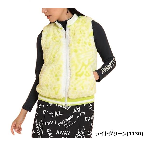 キャロウェイ ゴルフ レディース ベスト レオパードプリント ファー ベスト Callaway Golf C24216203 | Callaway | 04