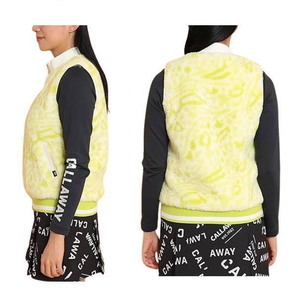 キャロウェイ ゴルフ レディース ベスト レオパードプリント ファー ベスト Callaway Golf C24216203 | Callaway | 05