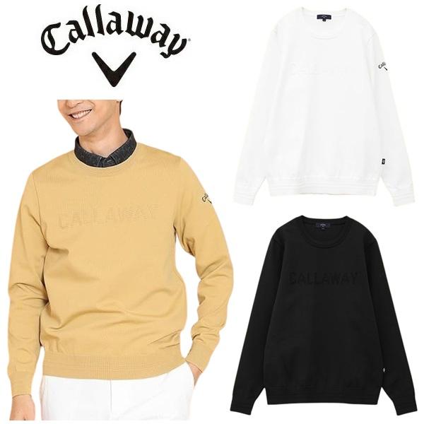 キャロウェイ ゴルフ メンズ セーター ピンタックロゴ ポリエステル ニット Callaway Golf  C24218101 | Callaway