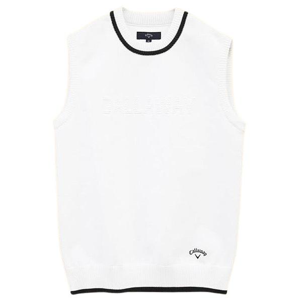 キャロウェイ ゴルフ レディース ベスト ピンタックロゴ クルーネック ニットベスト Callaway Golf C24219200 | Callaway | 04