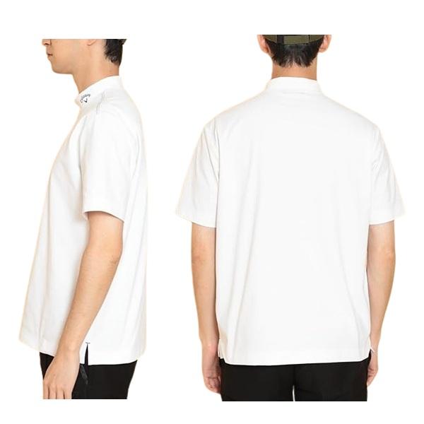 キャロウェイ メンズ ゴルフウェア 半袖  ヘビーテンジク モックネック 半袖シャツ Callaway Golf  C24234102 | Callaway | 04