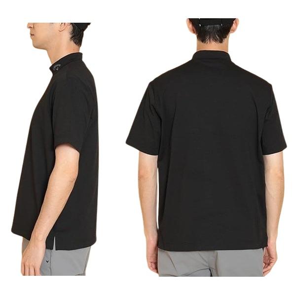 キャロウェイ メンズ ゴルフウェア 半袖  ヘビーテンジク モックネック 半袖シャツ Callaway Golf  C24234102 | Callaway | 06